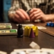 People playing a board game